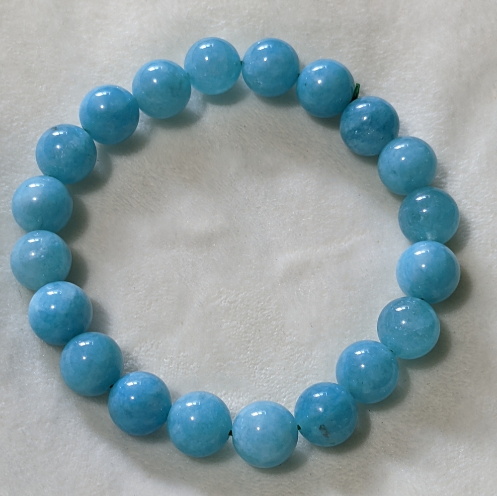 Blue tourmaline bracelet